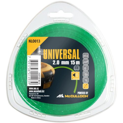 Trimmer Line Round 2,0mm – 15m Nylon (low noise) Universal Outdoor Acc. 577616313