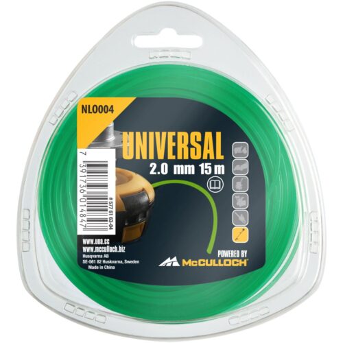 Trimmer Line Round 2,0mm – 15m Nylon Green Universal Outdoor Acc. 577616304